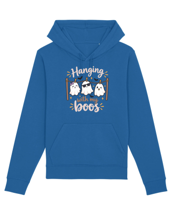 Hanging With My Boo Funny Ghost Halloween Ghosts Clothesline Royal Blue