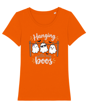 Hanging With My Boo Funny Ghost Halloween Ghosts Clothesline Bright Orange