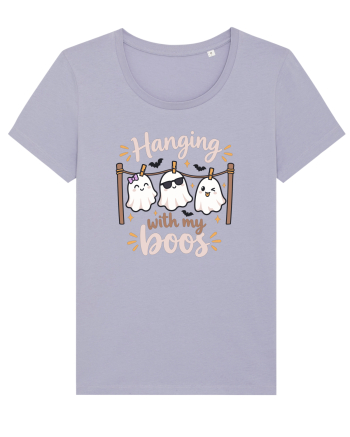 Hanging With My Boo Funny Ghost Halloween Ghosts Clothesline Lavender