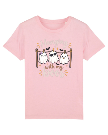Hanging With My Boo Funny Ghost Halloween Ghosts Clothesline Cotton Pink