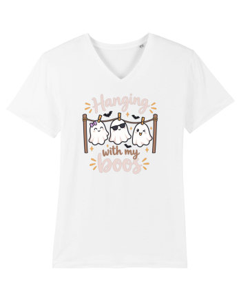Hanging With My Boo Funny Ghost Halloween Ghosts Clothesline White
