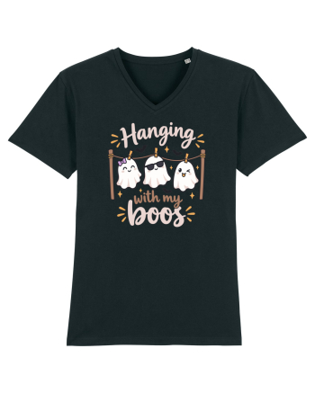 Hanging With My Boo Funny Ghost Halloween Ghosts Clothesline Black