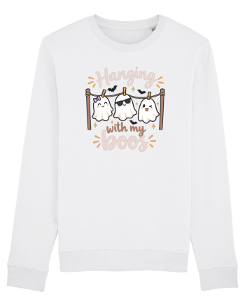 Hanging With My Boo Funny Ghost Halloween Ghosts Clothesline White