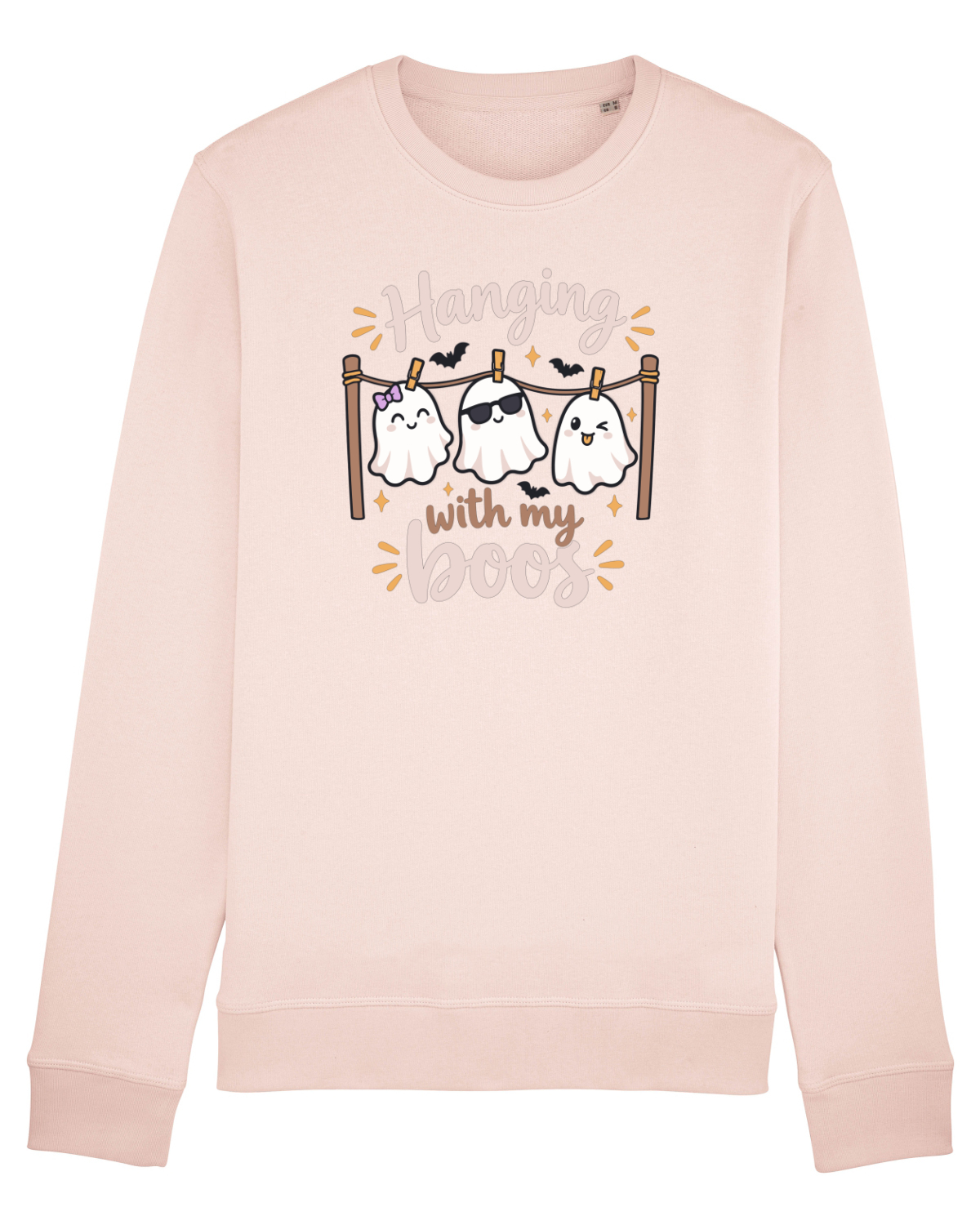 Bluză mânecă lungă Unisex Rise Candy Pink