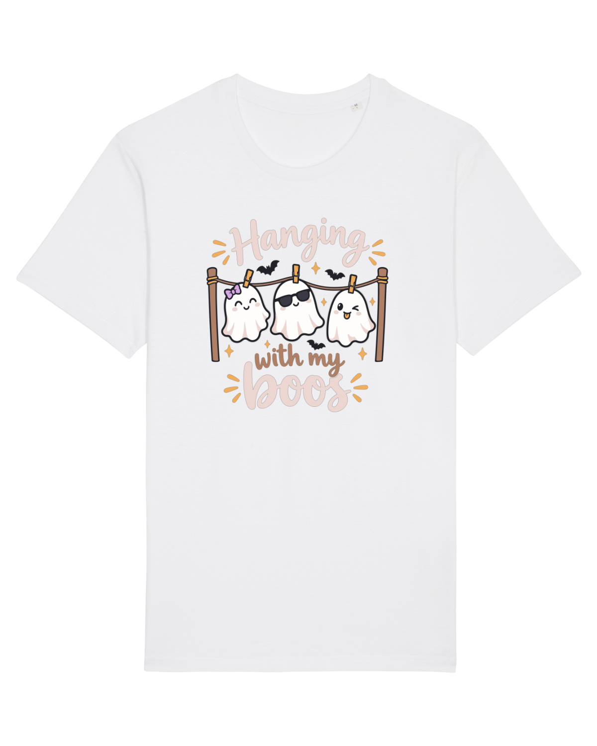 Tricou mânecă scurtă Unisex Rocker White