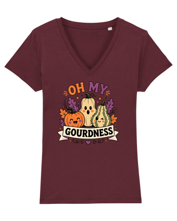 Halloween Pumpkin Fall Harvest Gourd Autumn Funny Seasonal Burgundy