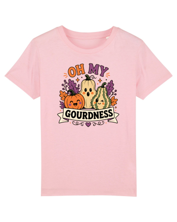 Halloween Pumpkin Fall Harvest Gourd Autumn Funny Seasonal Cotton Pink