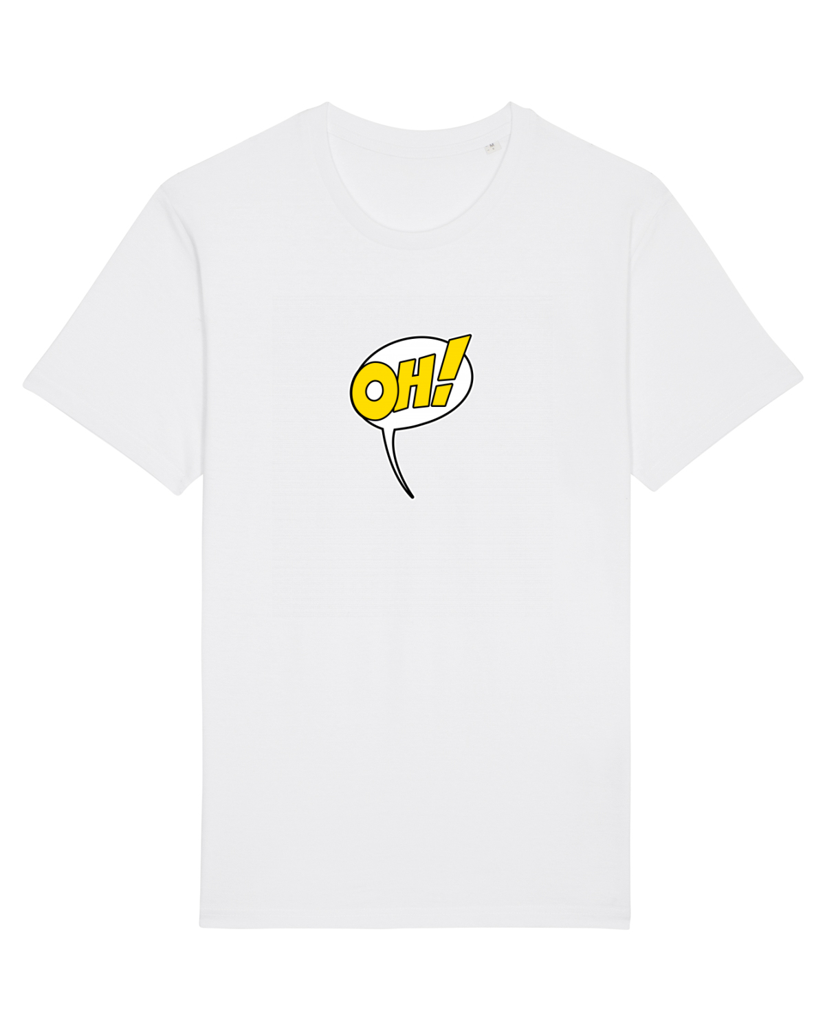 Tricou mânecă scurtă Unisex Rocker White