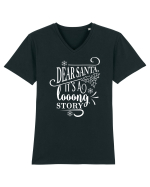 O poveste lungă Tricou mânecă scurtă guler V Bărbat Presenter