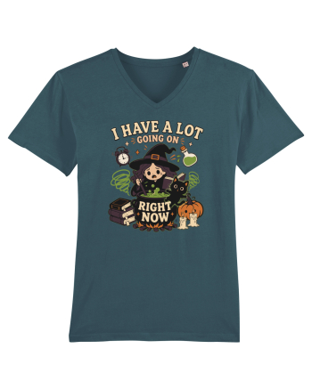 Funny Introvert Halloween Witch in a Overwhelmed Busy Night Stargazer