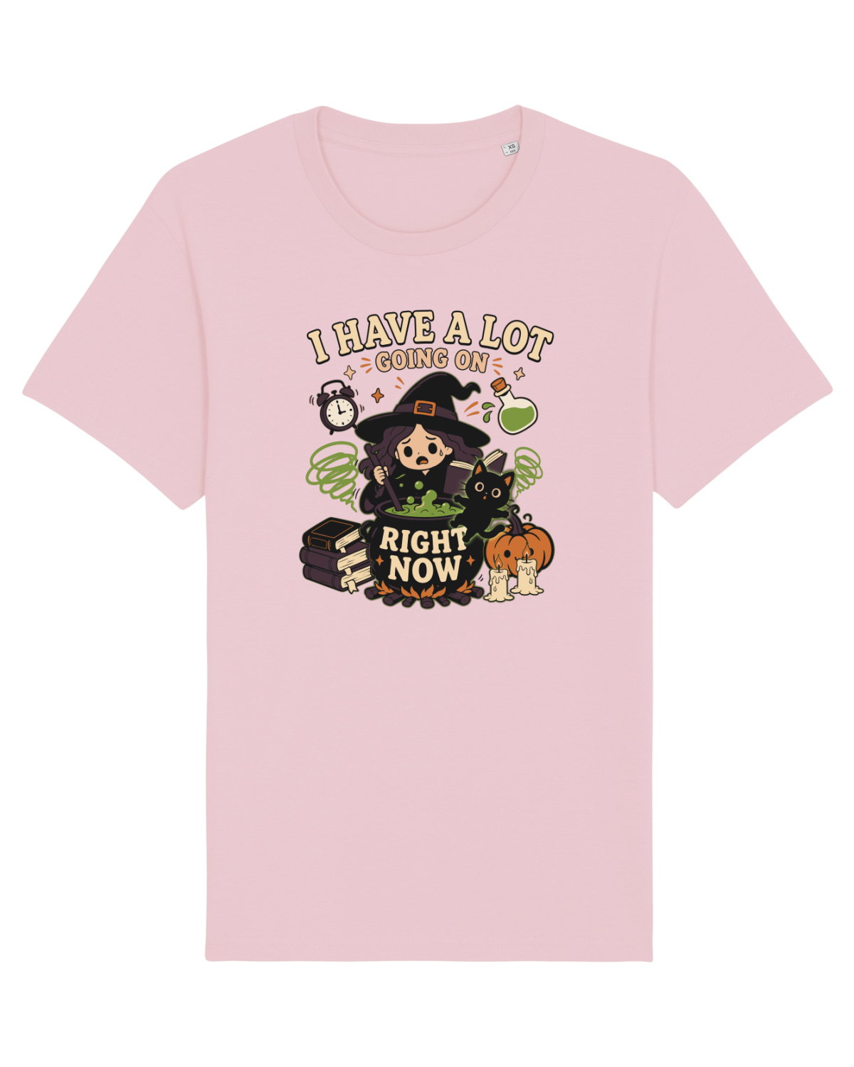 Tricou mânecă scurtă Unisex Rocker Cotton Pink