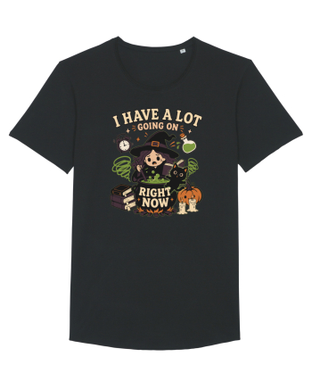 Funny Introvert Halloween Witch in a Overwhelmed Busy Night Black