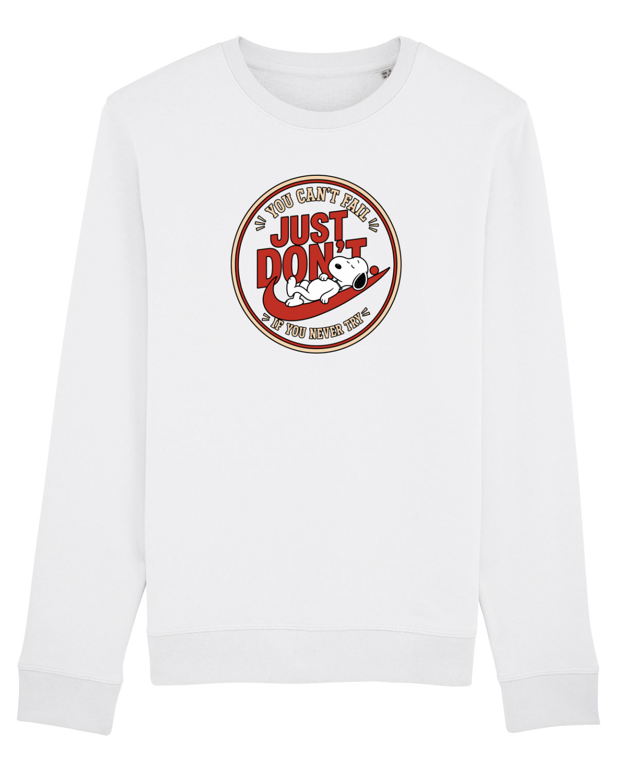 Bluză mânecă lungă Unisex Rise White
