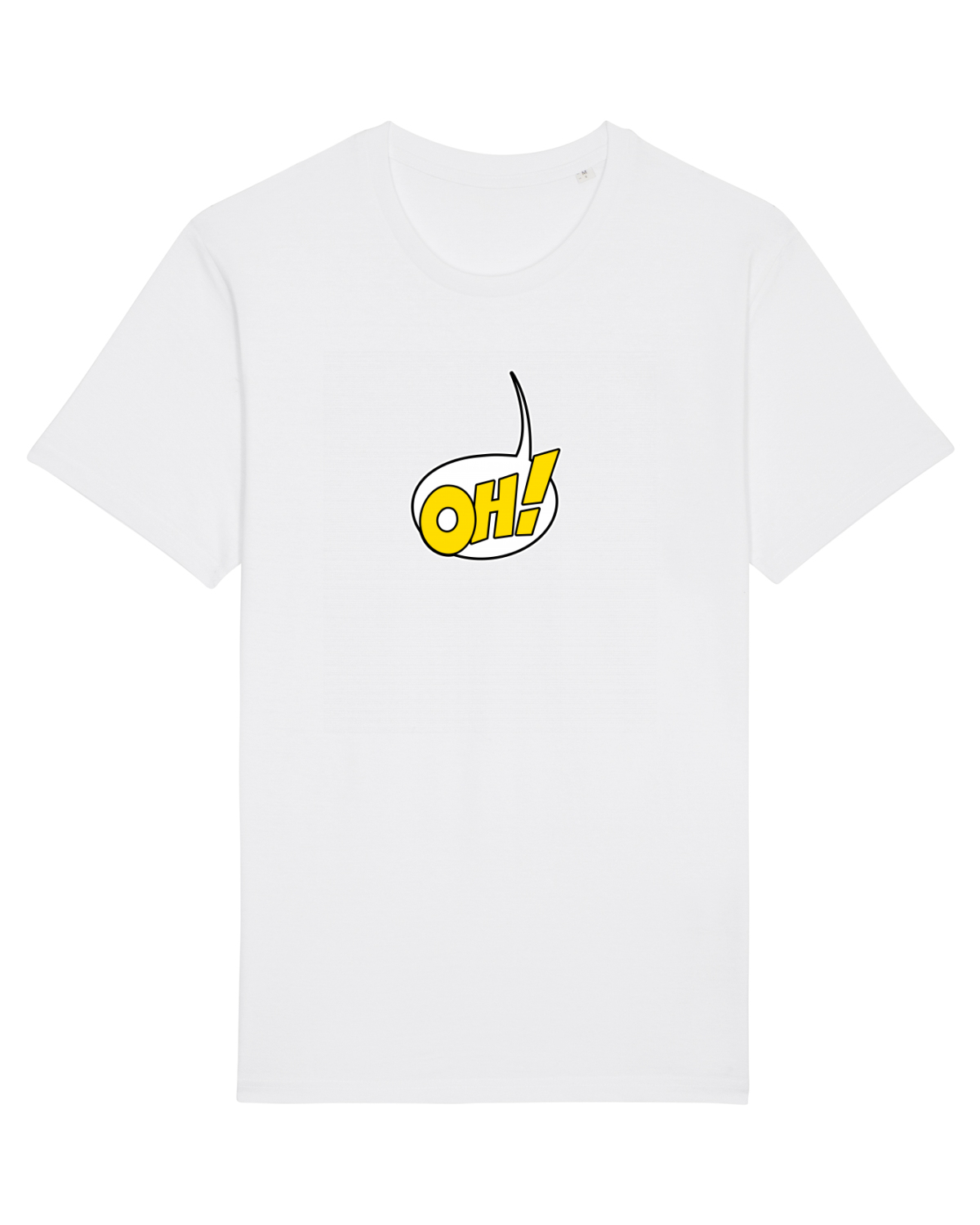 Tricou mânecă scurtă Unisex Rocker White