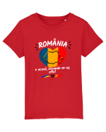 România e acasă oriunde m-aș afla  Tricou mânecă scurtă  Copii Mini Creator