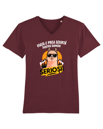 Viața e prea scurta pentru oameni serioși  Burgundy