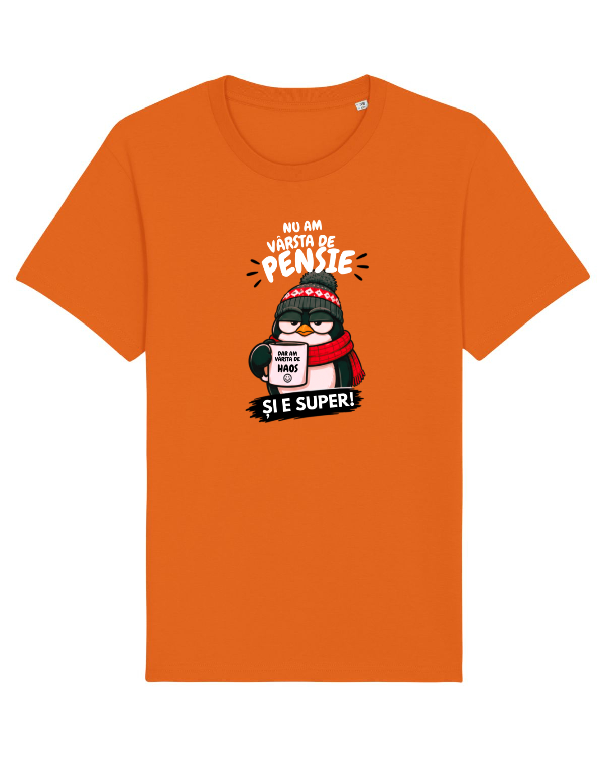 Tricou mânecă scurtă Unisex Rocker Bright Orange