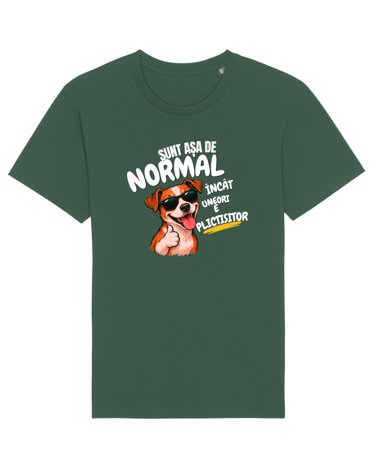 Tricou mânecă scurtă Unisex Rocker Bottle Green