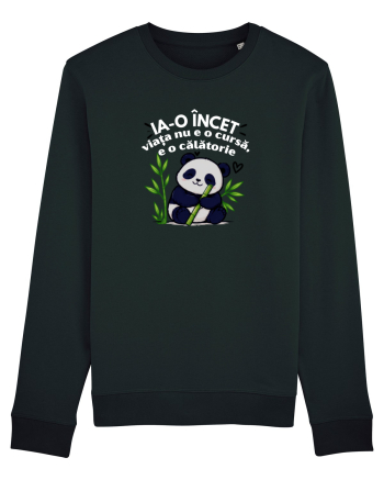 Ia-o încet... viața nu e o cursă,e o călătorie  Black