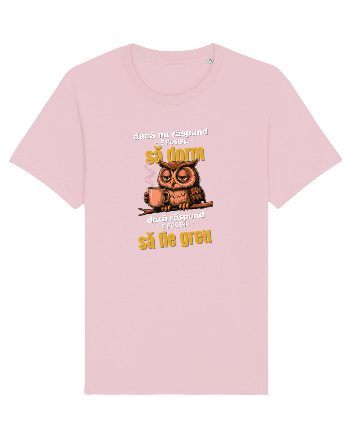 Tricou mânecă scurtă Unisex Rocker Cotton Pink