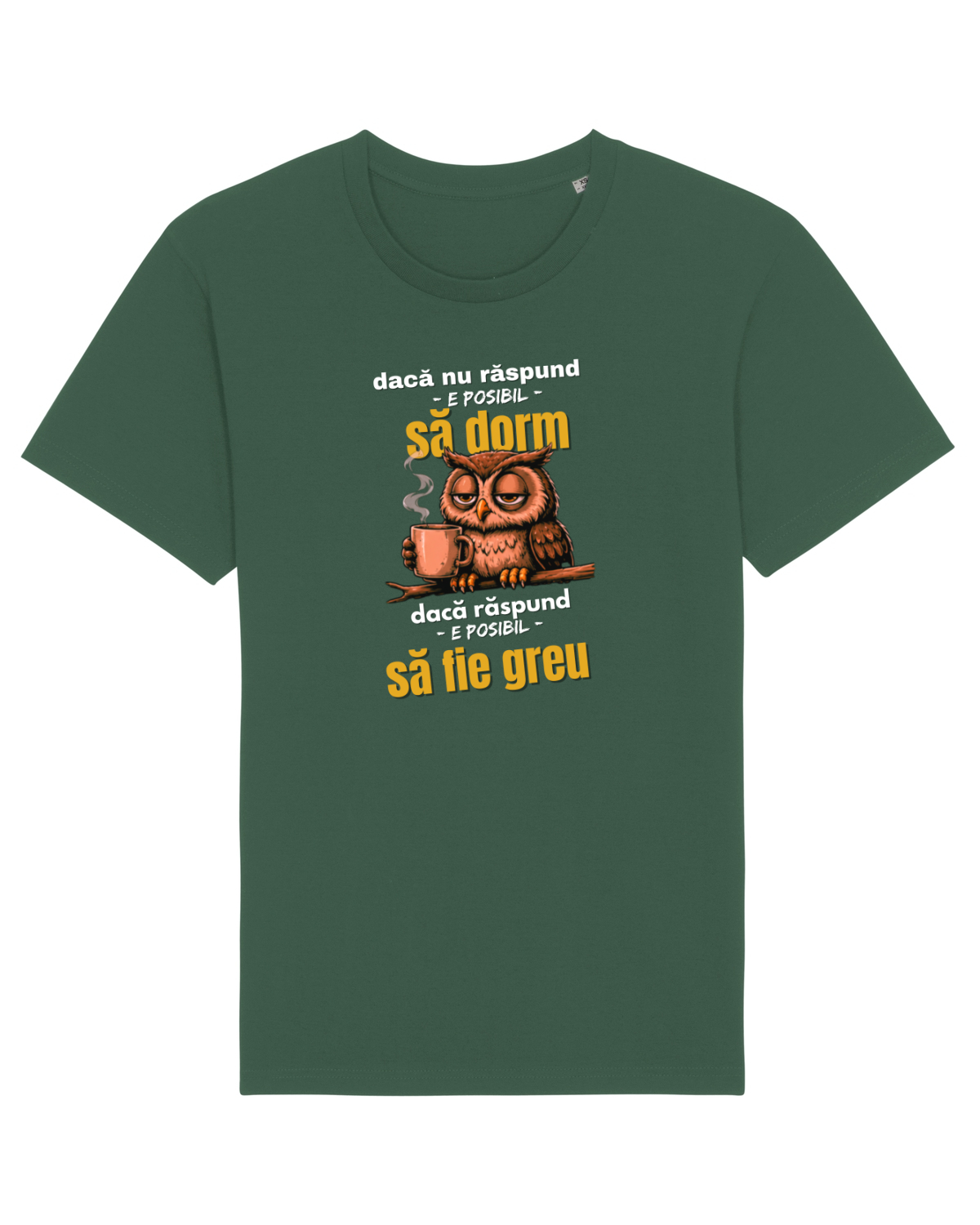 Tricou mânecă scurtă Unisex Rocker Bottle Green