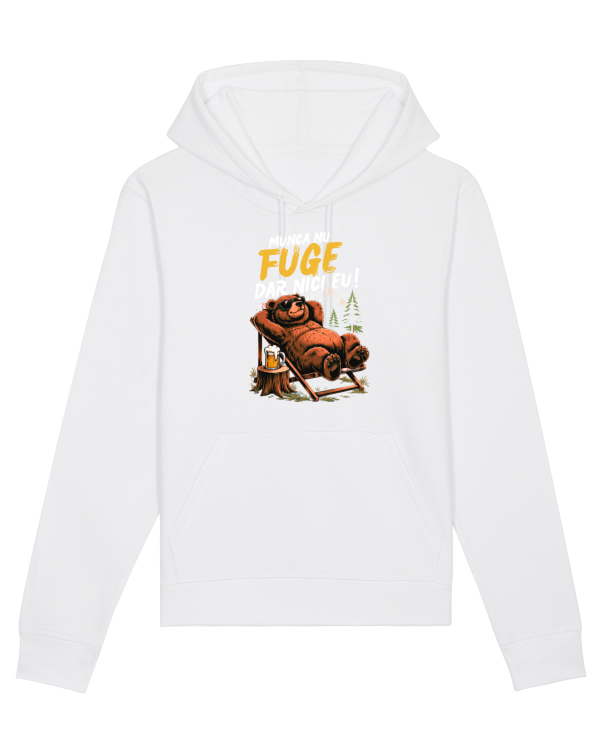 Hanorac Unisex Drummer White