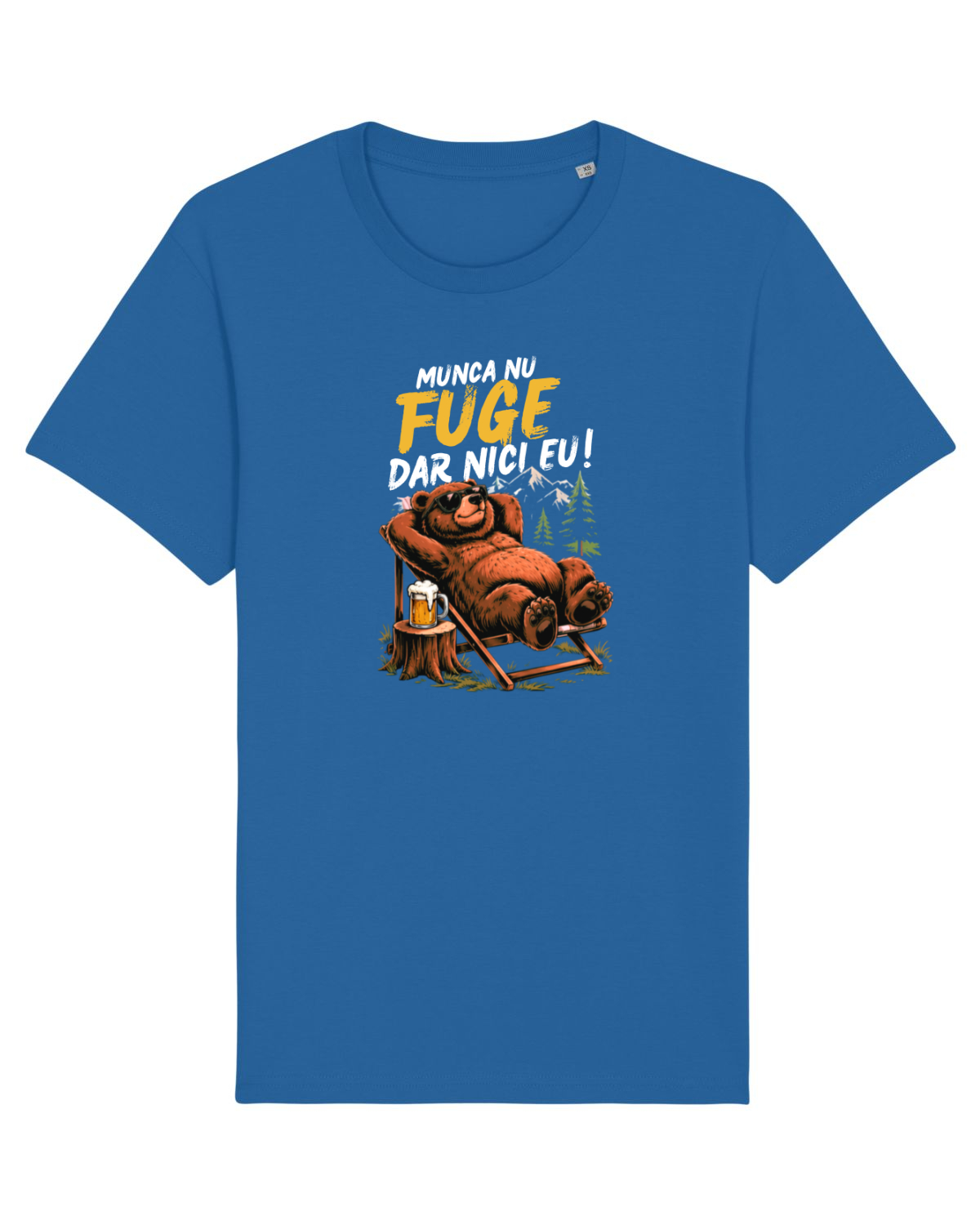 Tricou mânecă scurtă Unisex Rocker Royal Blue