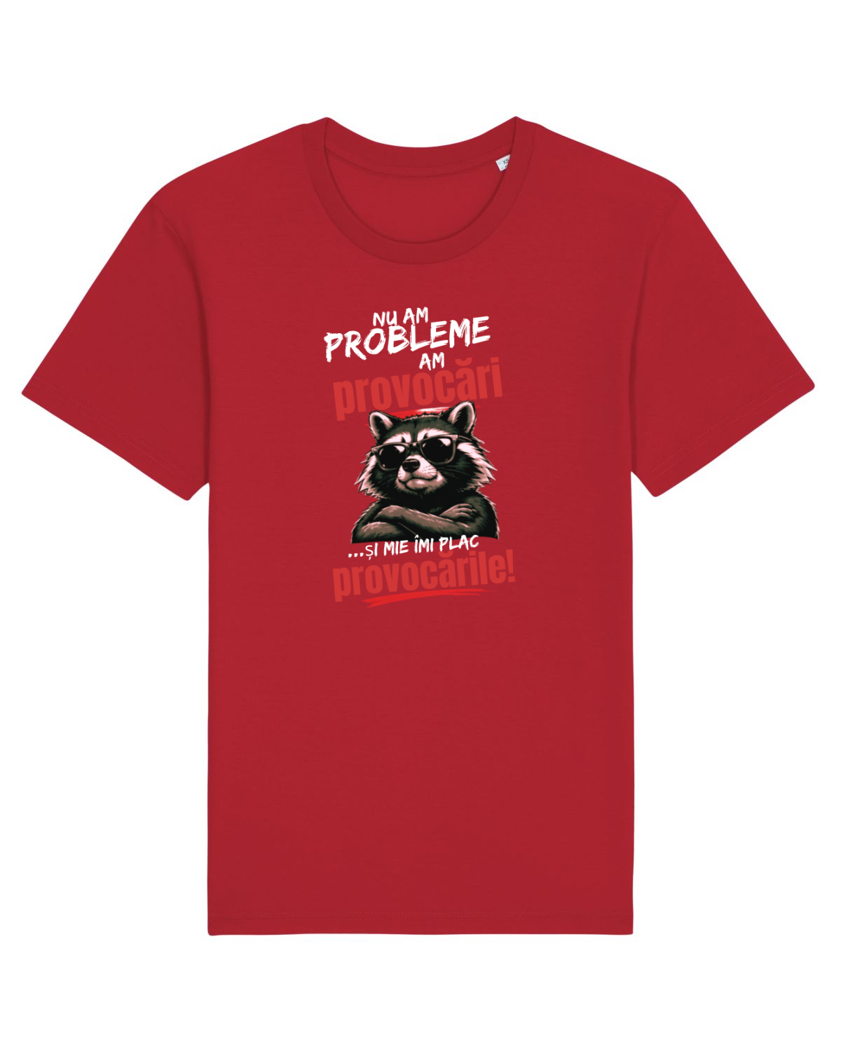 Tricou mânecă scurtă Unisex Rocker Red
