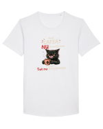 Fără cafea...nu funcționeaz Tricou mânecă scurtă guler larg Bărbat Skater