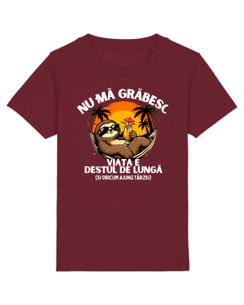 Nu mă grăbesc  Burgundy