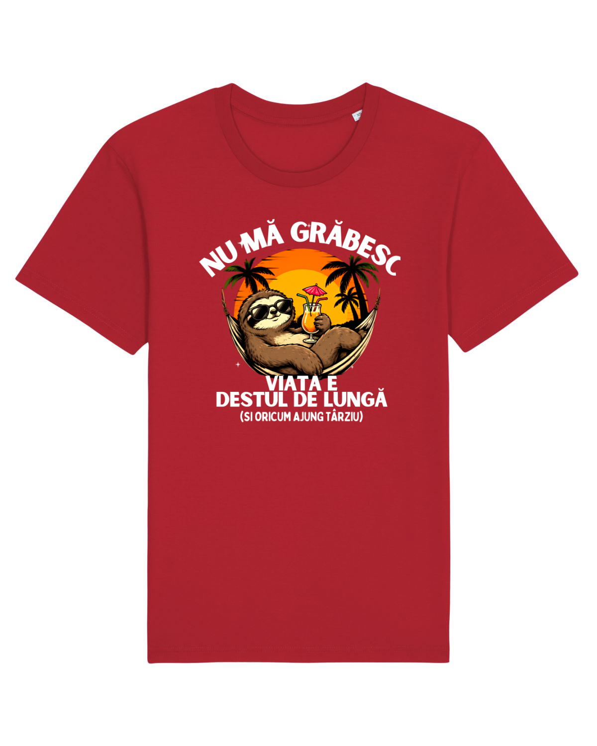 Tricou mânecă scurtă Unisex Rocker Red