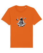 Astronaut -meditatie Tricou mânecă scurtă Unisex Rocker