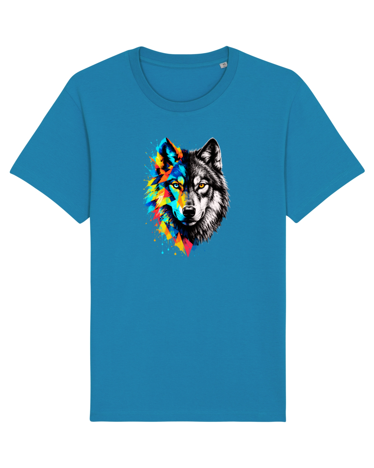 Tricou mânecă scurtă Unisex Rocker Azur