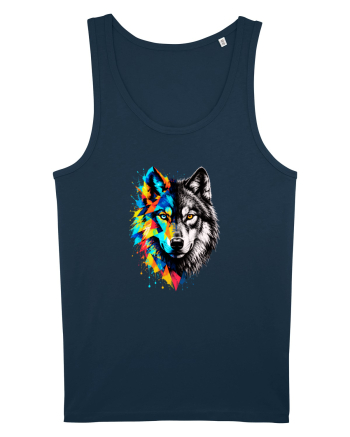 Abstract lup Navy