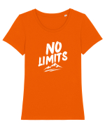 No limits  Tricou mânecă scurtă guler larg fitted Damă Expresser