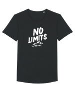 No limits  Tricou mânecă scurtă guler larg Bărbat Skater