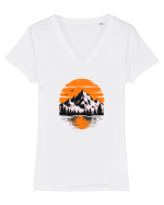 Munte Tricou mânecă scurtă guler V Damă Evoker