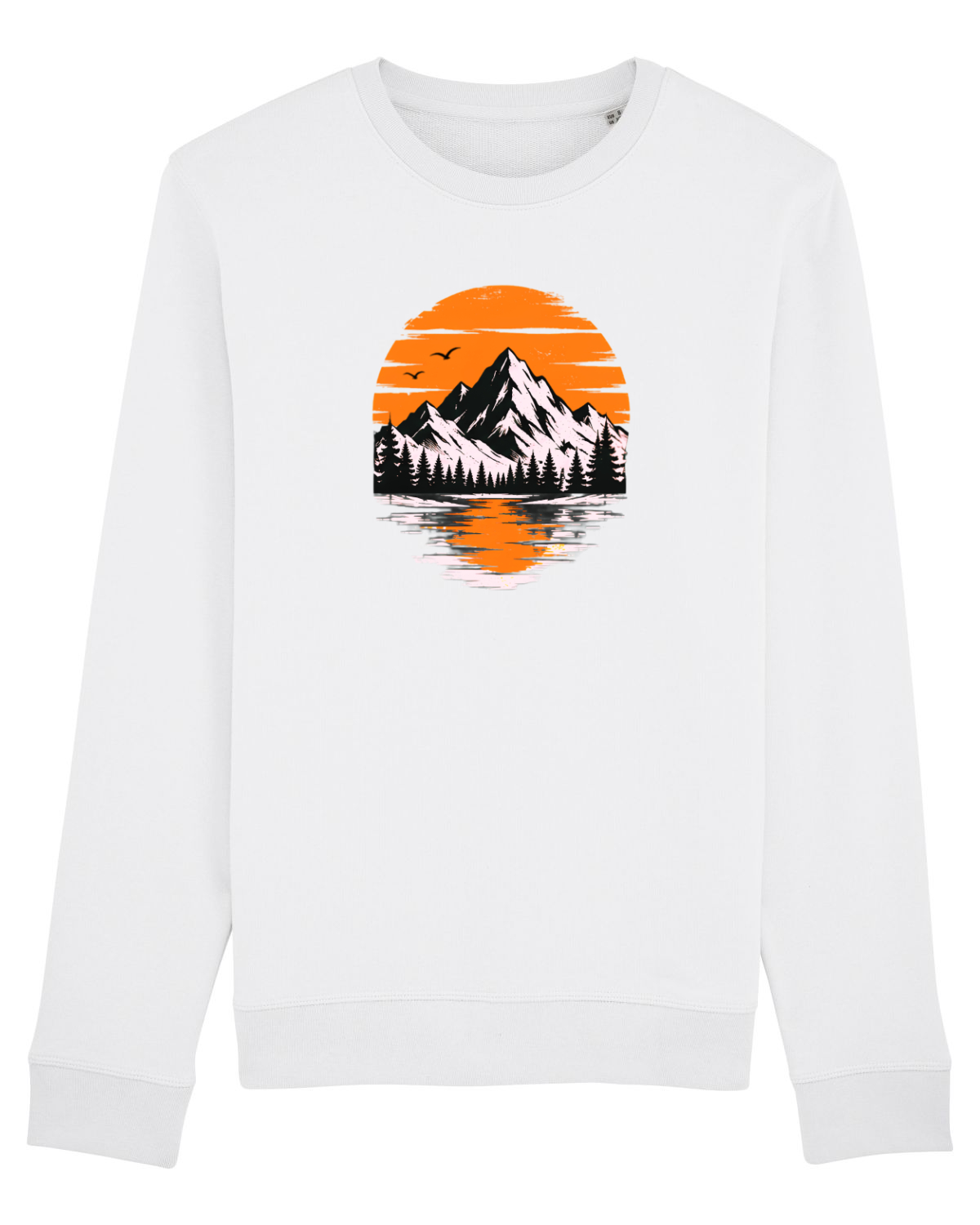 Bluză mânecă lungă Unisex Rise White