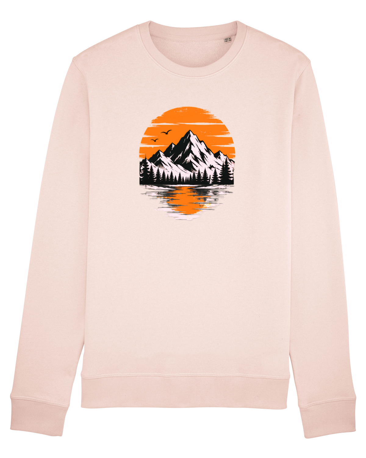 Bluză mânecă lungă Unisex Rise Candy Pink