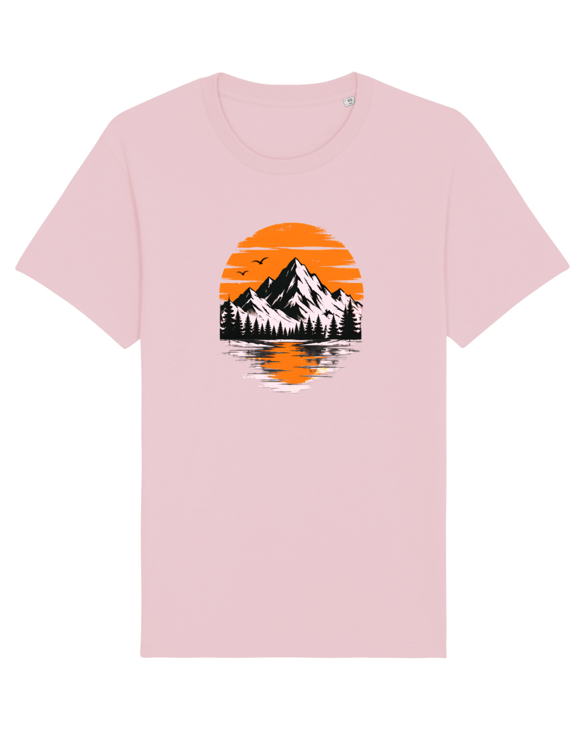Tricou mânecă scurtă Unisex Rocker Cotton Pink
