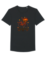 Autumn  Tricou mânecă scurtă guler larg Bărbat Skater