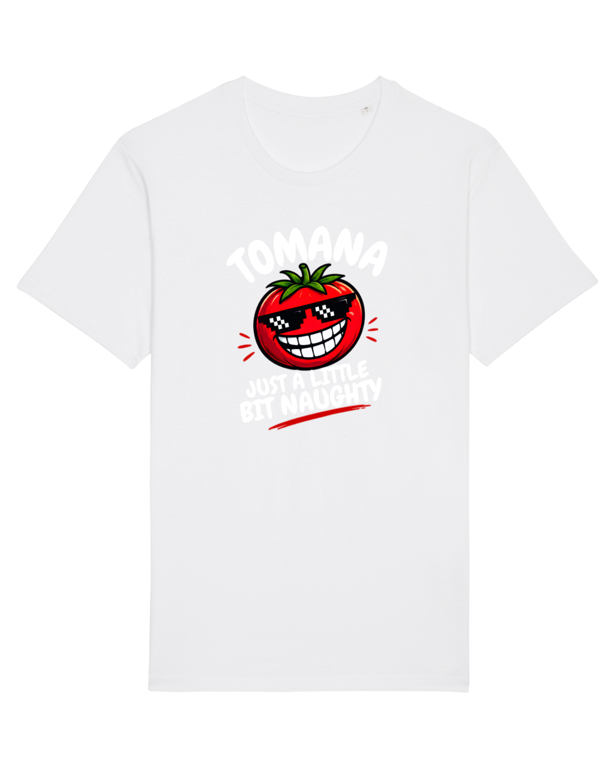 Tricou mânecă scurtă Unisex Rocker White