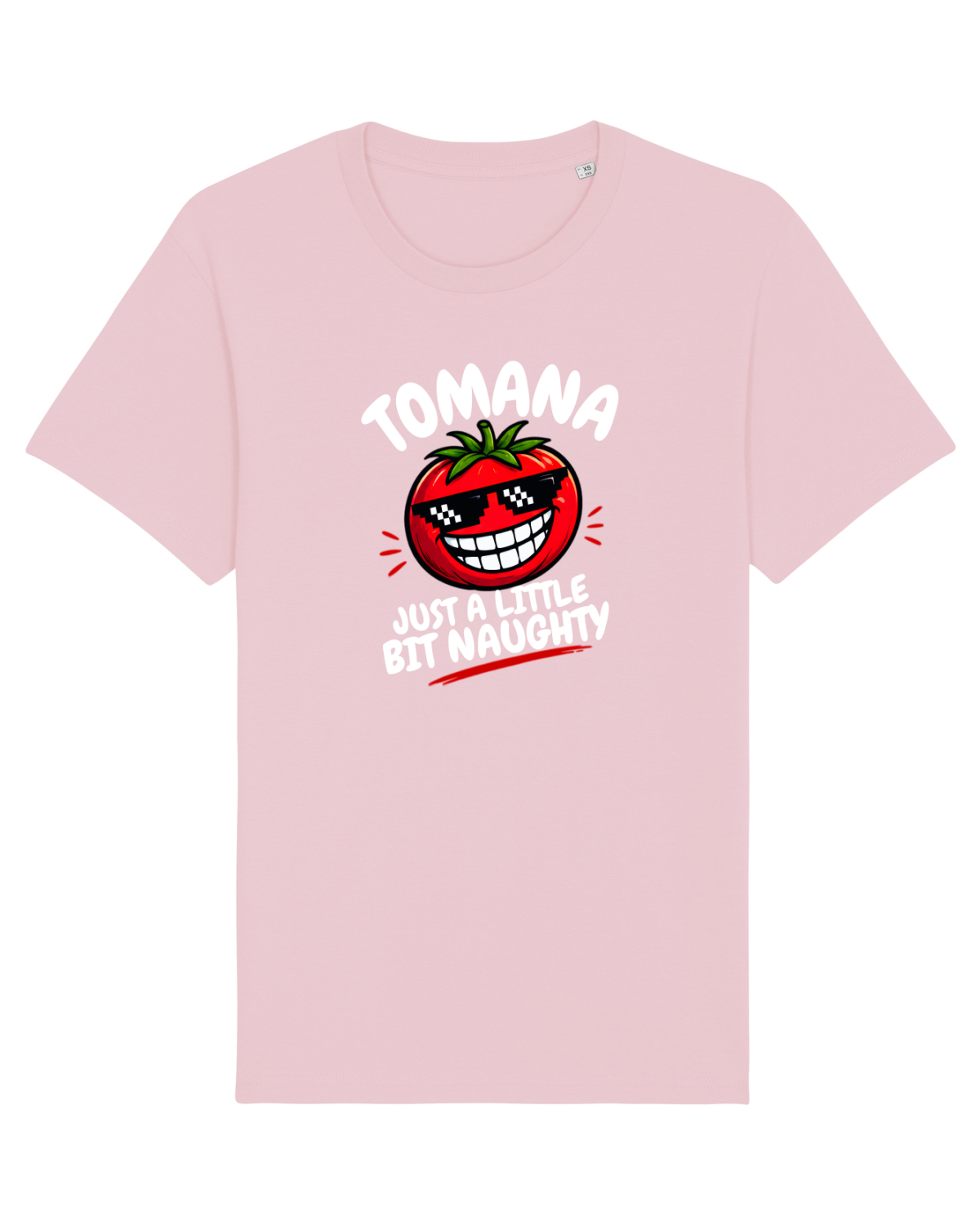 Tricou mânecă scurtă Unisex Rocker Cotton Pink