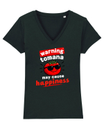 Tomana  Tricou mânecă scurtă guler V Damă Evoker
