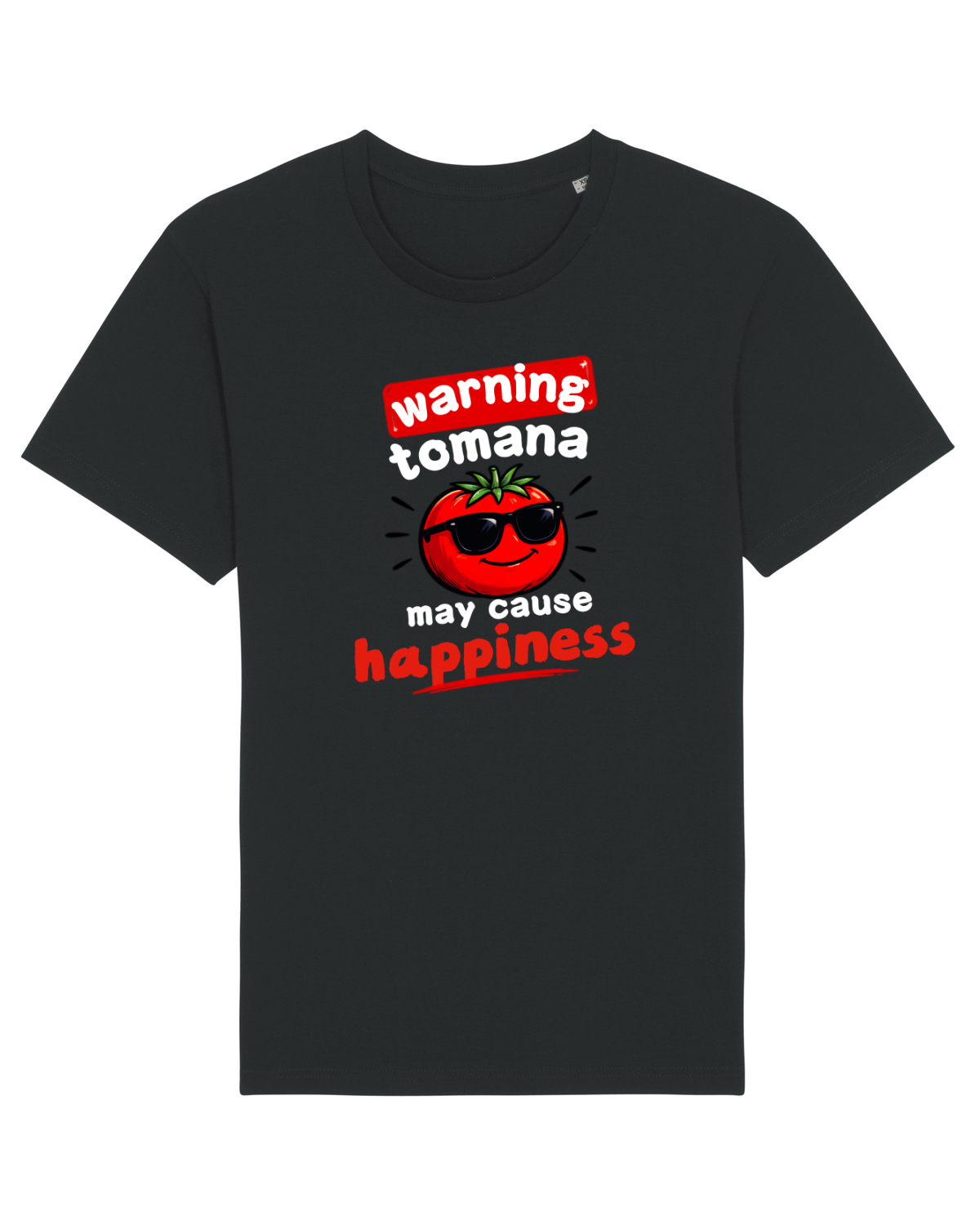 Tricou mânecă scurtă Unisex Rocker Black