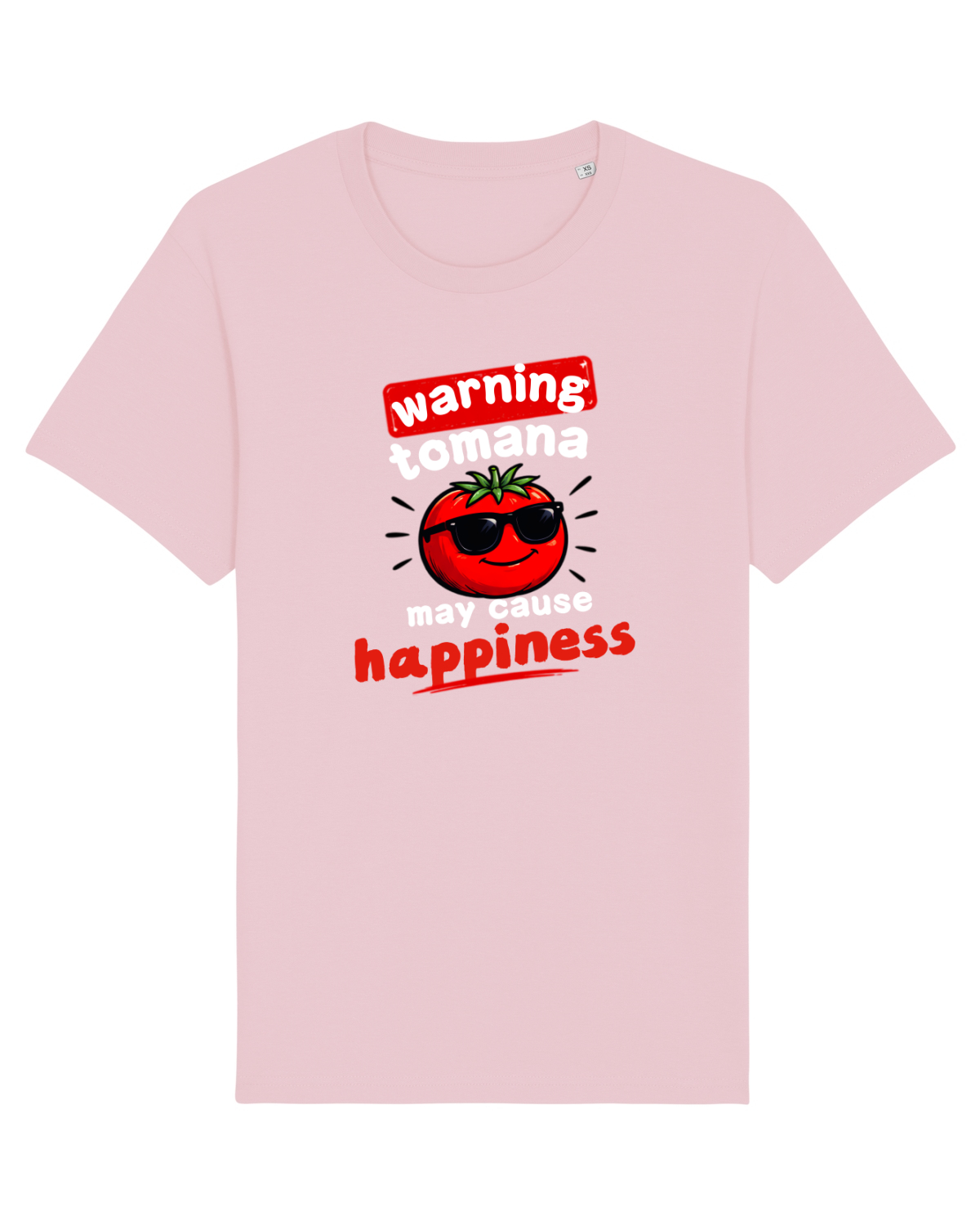 Tricou mânecă scurtă Unisex Rocker Cotton Pink