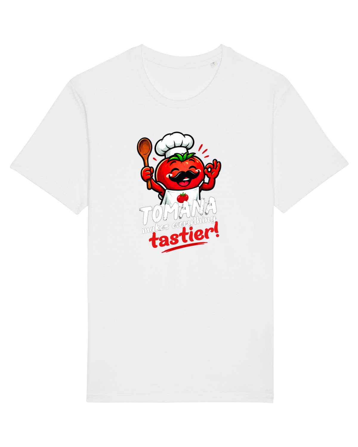 Tricou mânecă scurtă Unisex Rocker White