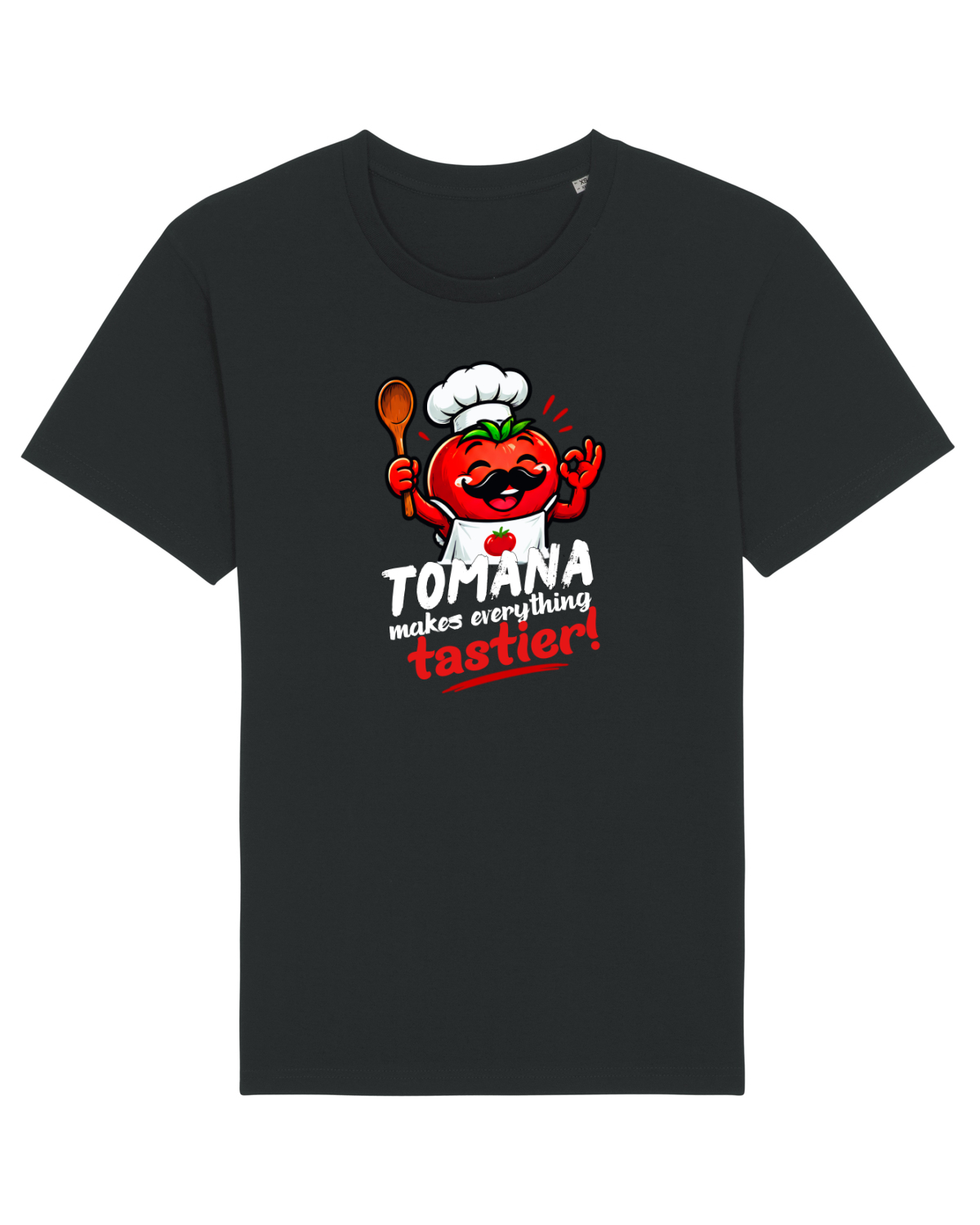 Tricou mânecă scurtă Unisex Rocker Black