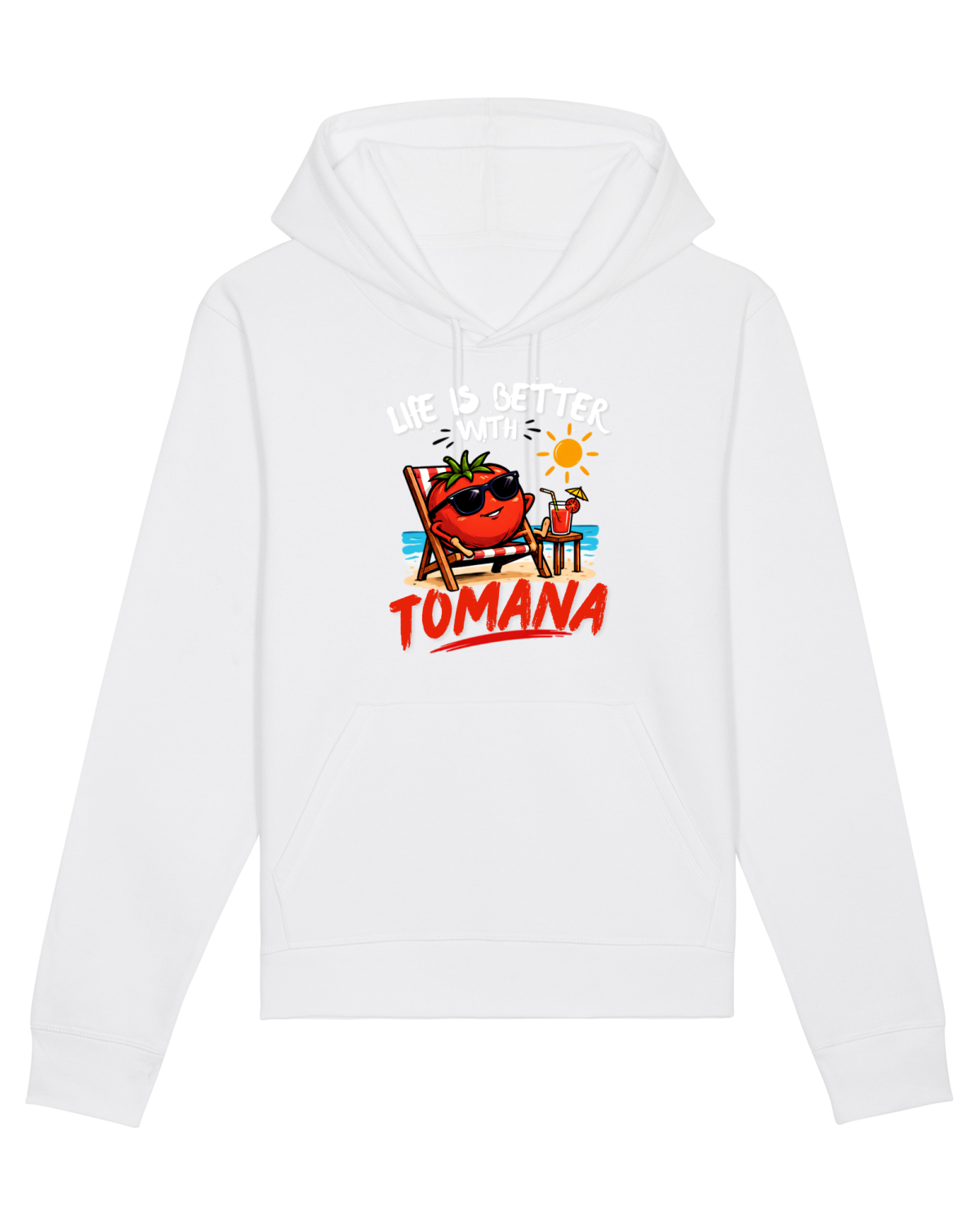 Hanorac Unisex Drummer White