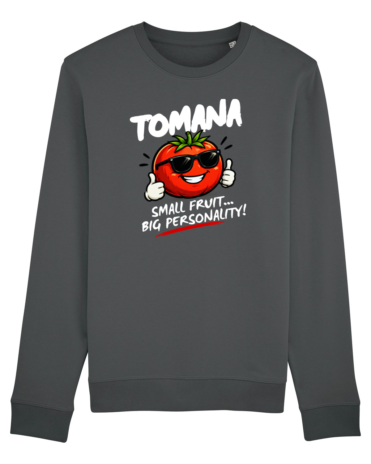 Bluză mânecă lungă Unisex Rise Anthracite
